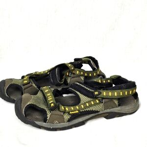 Kamik Jetty Strappy Sandals Green Black‎ Yellow Men's Size 6